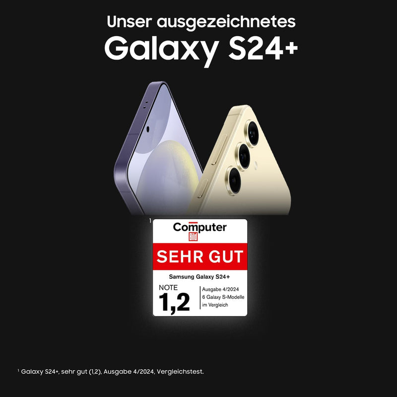 Samsung Galaxy S24+ AI Smartphone, Android-Handy ohne Vertrag, 12 GB RAM, 512 GB Speicher, 50-MP-Kam