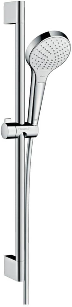 hansgrohe Croma Select S Duschset 0,65m, 3 Strahlarten, Weiss/Chrom Weiss/Chrom 0,65m Set 3 Strahlar