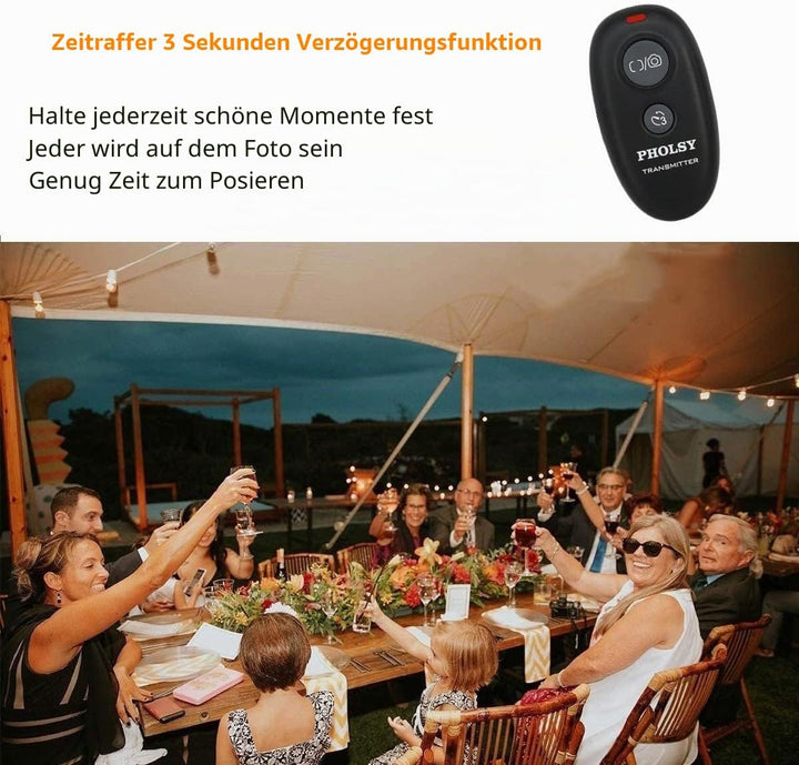 Kamera Fernauslöser Funkauslöser Kompatibel mit Sony Alpha a1 a9 a7M4 a7M3 a7RM2 a7RM3 a6600 a6500 a