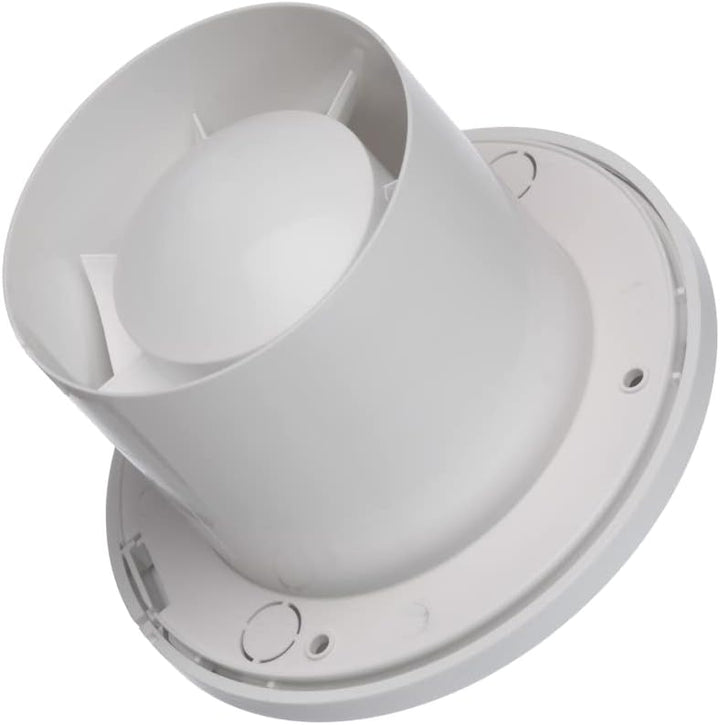 EUROPLAST Ø 100mm Badlüfter Timer/Nachlauf, Wandlüfter Ventilator Wandventilator Abluftventilator Le