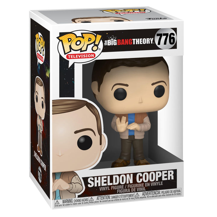 Funko Pop! TV: Big Bang Theory-Sheldon Cooper - Vinyl-Sammelfigur - Geschenkidee - Offizielle Handel