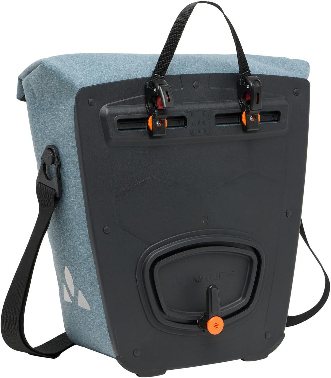 VAUDE Fahrrad Hinterradtasche Recycle Pro Single, 18,5 l Volumen, wasserdicht verschweisst, Made in