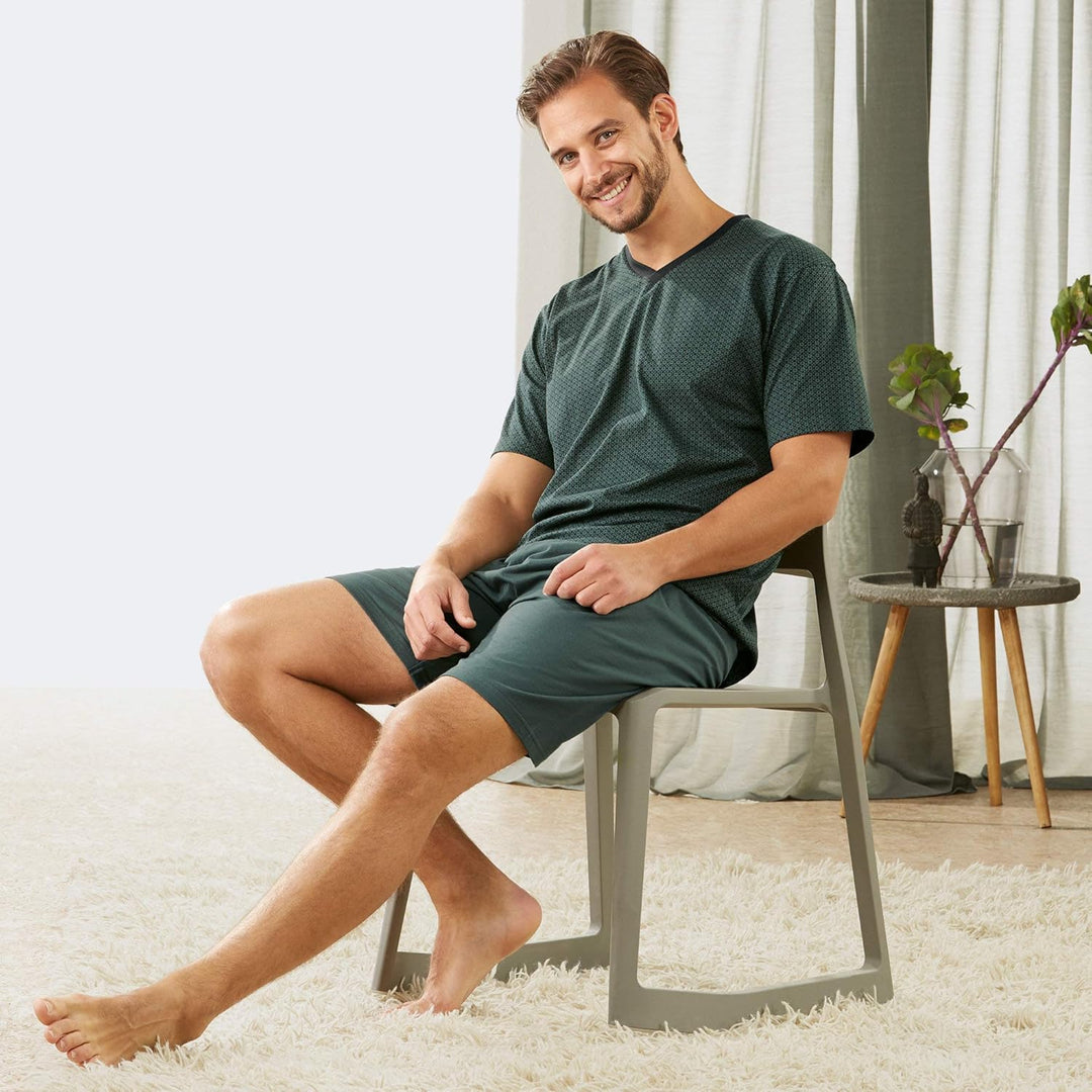 Erwin Müller Herren-Shorty Single-Jersey Grün 48, Grün 48
