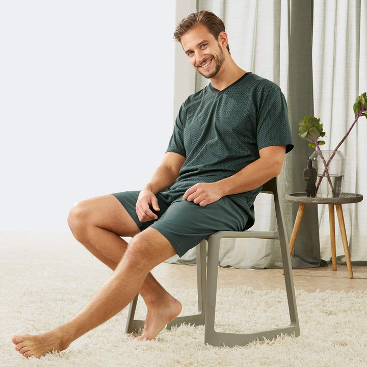 Erwin Müller Herren-Shorty Single-Jersey Grün 48, Grün 48