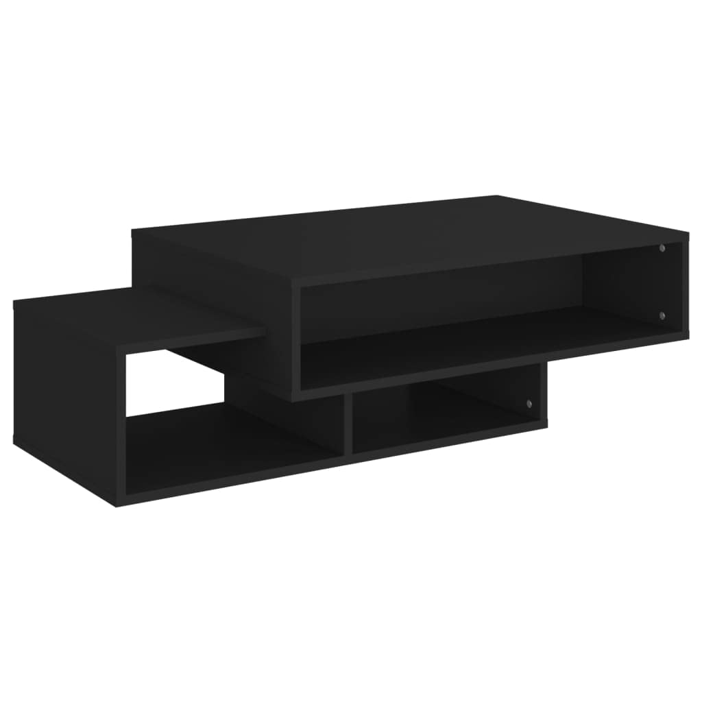 vidaXL Couchtisch Schwarz 105x55x32 cm Spanplatte