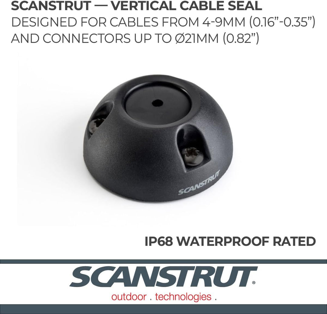 Scanstrut DS21A-P-BLK Kabeldichtung für Stecker bis 21mm, Kabel 4-9mm, schwarz