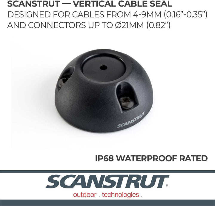 Scanstrut DS21A-P-BLK Kabeldichtung für Stecker bis 21mm, Kabel 4-9mm, schwarz