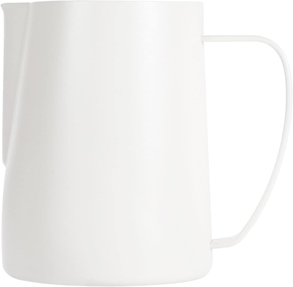 Milchaufschäumkrug, 600 ml Edelstahl, Espresso-Dampfkrug, Kaffee, Cappuccino, Barista, Dampfkrug, Mi