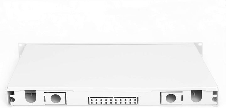 DIGITUS LWL Spleissbox 6 Kupplungen - SC - OM3 - 1HE - 19-Zoll - Multi-Mode Simplex - Mit Spleiss-Ka