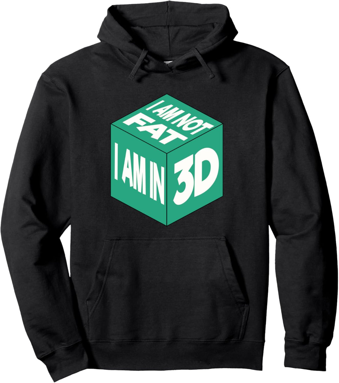 Nicht fett 3D Pullover Hoodie