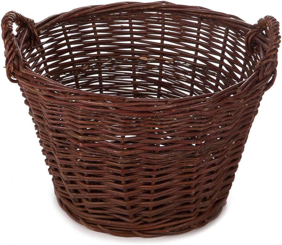 Weidenkorb Korb Holzkorb Kartoffelkorb Kaminholzkorb Obstkorb Kiepe Erntekorb 50cm
