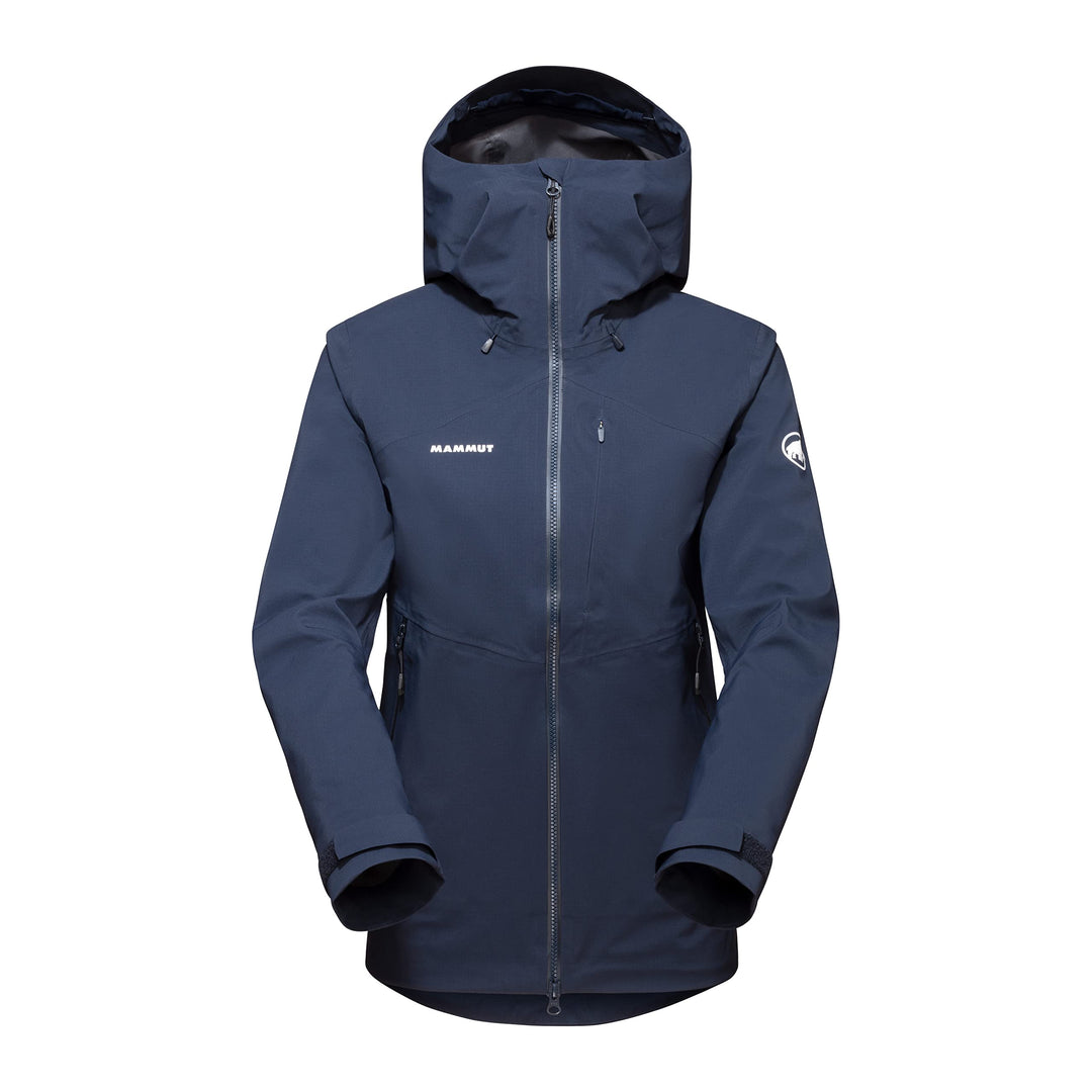 Mammut Damen Alto Guide Hooded Hardshelljacke mit Kapuze XS marine, XS marine
