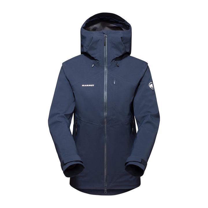 Mammut Damen Alto Guide Hooded Hardshelljacke mit Kapuze XS marine, XS marine