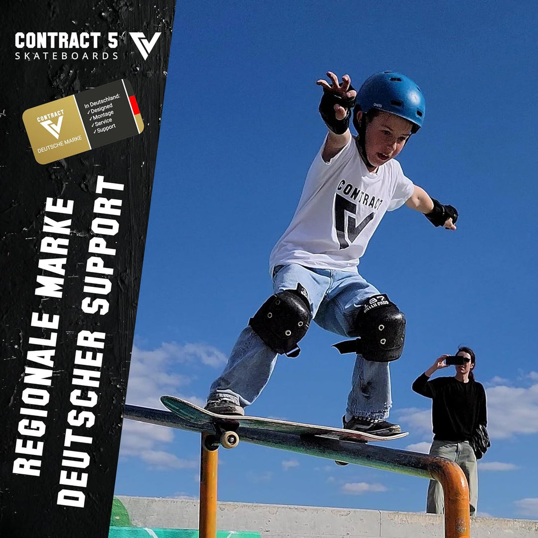 Komplett Skateboard Circuit - für Kinder und Jugendliche - 7-lagiges Ahornholz Deck - Medium Concave