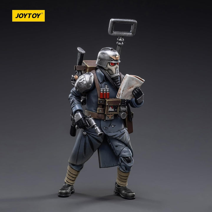 JOYTOY Warhammer 40K Astra Militarum Death Korps of Krieg Veteran Squad Guardsman Communications Spe