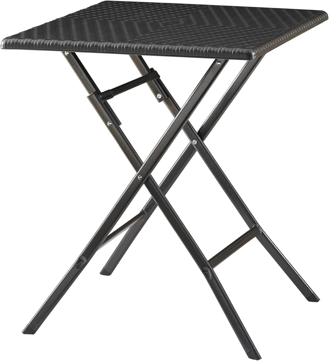 [en.casa] Klapptisch Mark Gartentisch Campingtisch klappbar 61,5 x 61,5 x 73 cm quadratisch Picknick