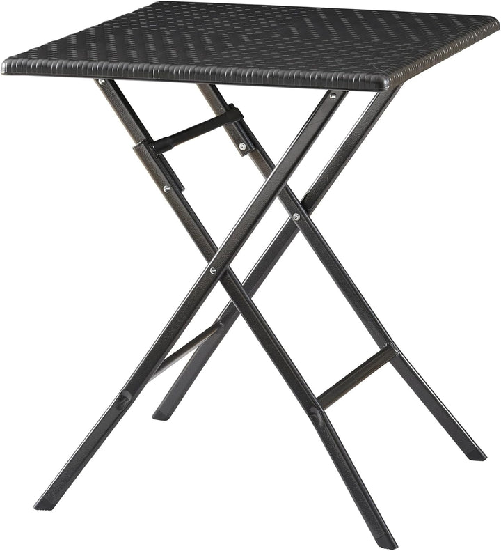 [en.casa] Klapptisch Mark Gartentisch Campingtisch klappbar 61,5 x 61,5 x 73 cm quadratisch Picknick
