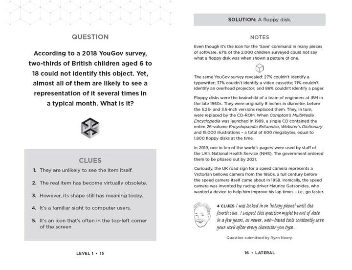 Lateral: 100 Fiendish Questions to Make You Think Differently, Taschenbuch