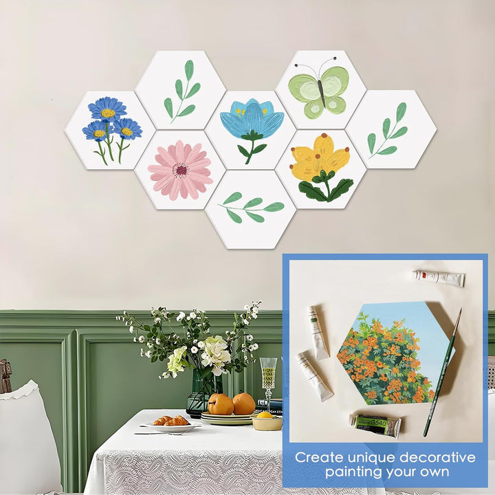 Tonie Shelf Magnetic,Hexagon Shape for Toniebox Figures Storage Display Shelf,Wall Floating Shelves