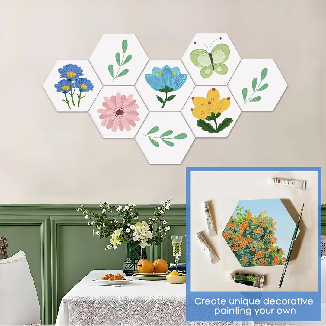 5 Sets Tonie Shelf Magnetic,Hexagon Shape for Toniebox Figures Storage Display Shelf,Wall Floating S