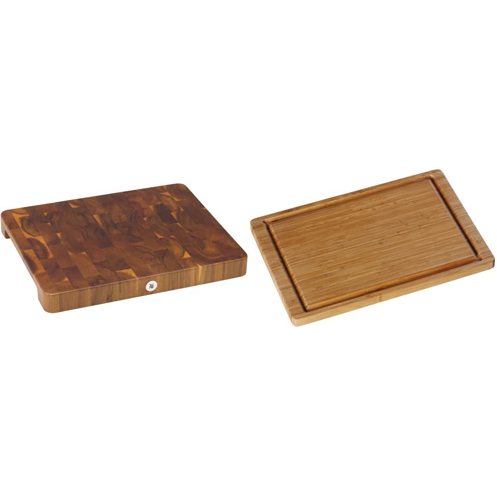 WMF Schneidebrett XL 40 x 32 x 4 cm, Holz & Schneidebrett Bambus natur, 38 x 25 x 1,9 cm, Bambus Bre