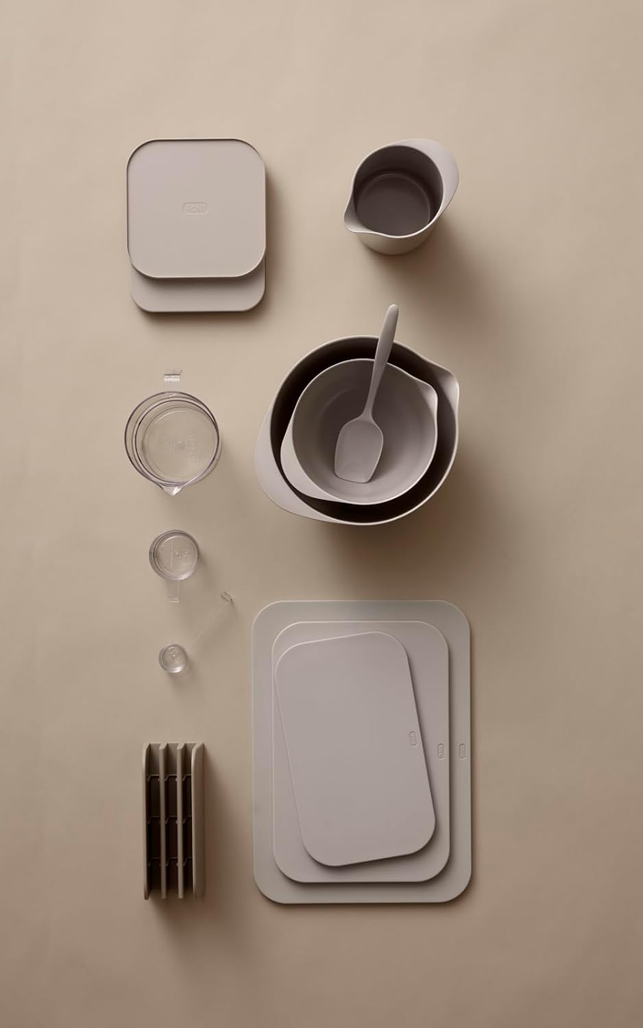 Rosti Choptima Schneidebrett Set mit Halter/Ständer, Küchenbrett, Brotschneidebrett & Servierbrett,
