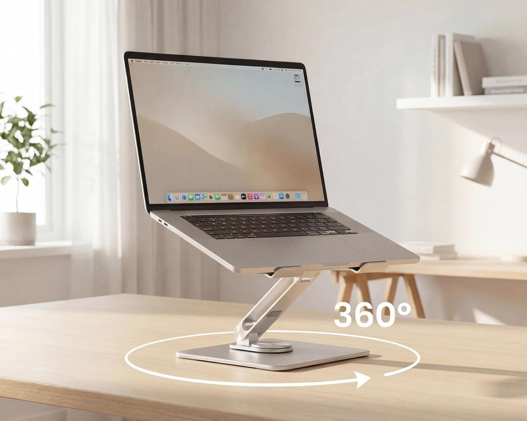 360° Drehbarer Laptop- und Tablet-Ständer – faltbar, höhenverstellbar, für 11"–17" Geräte 360° drehb