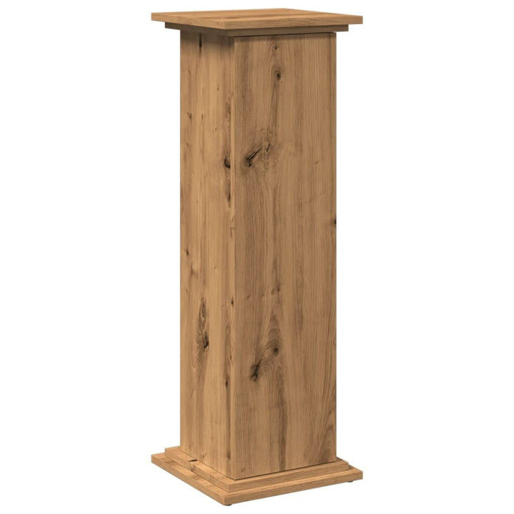 vidaXL Postament mit Stauraum Artisan-Eiche 31x30x90 cm Holzwerkstoff 31 x 30 x 90 cm Eiche Handwerk