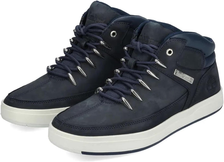 Timberland Herren Davis Square Hiker Stiefel 40 EU Blau Nubuck, 40 EU Blau Nubuck