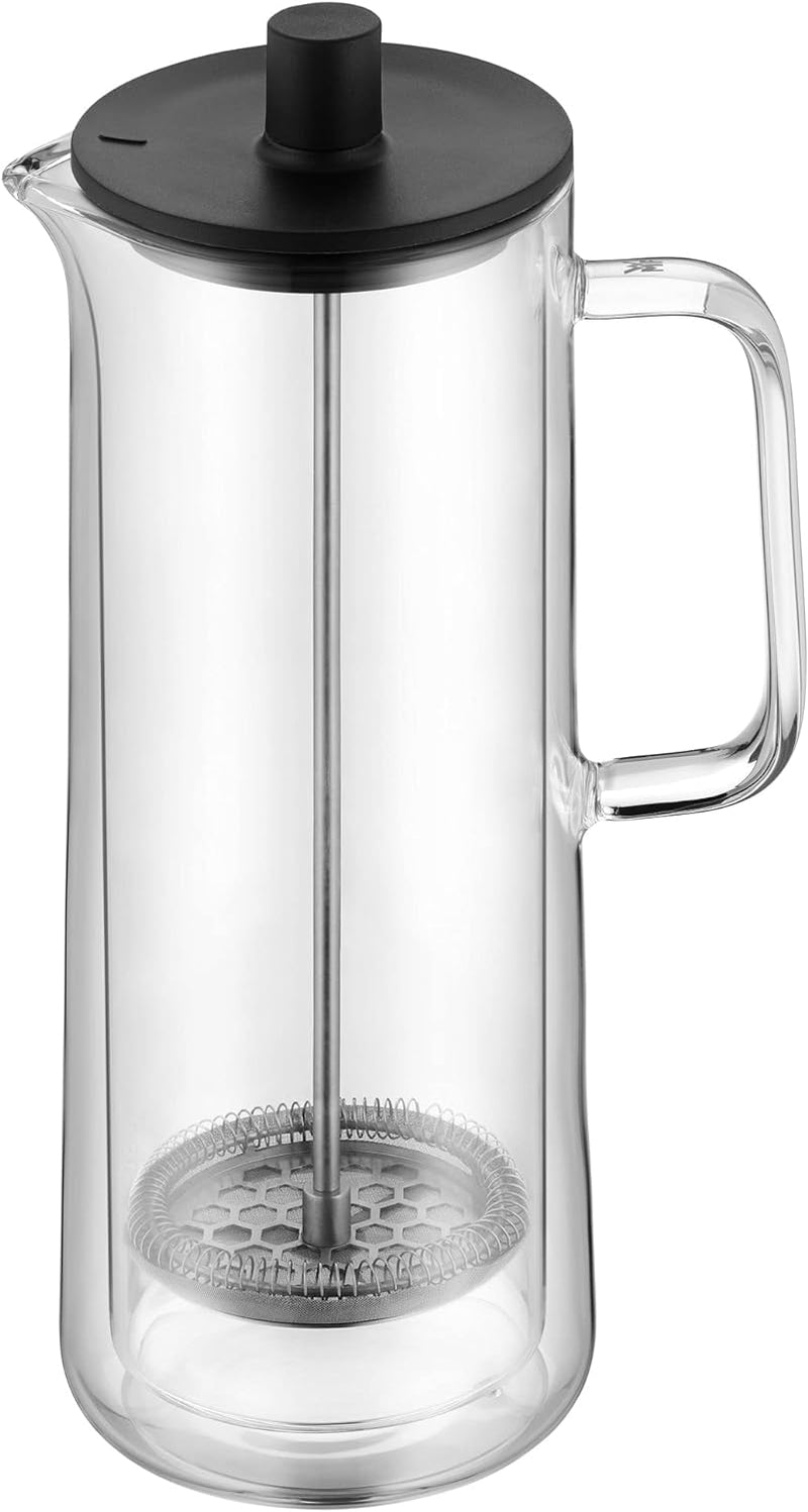 WMF Coffee Time Coffeepress doppelwandig 0,75l, French Press, Kaffeebereiter für 6 Tassen, Glas,