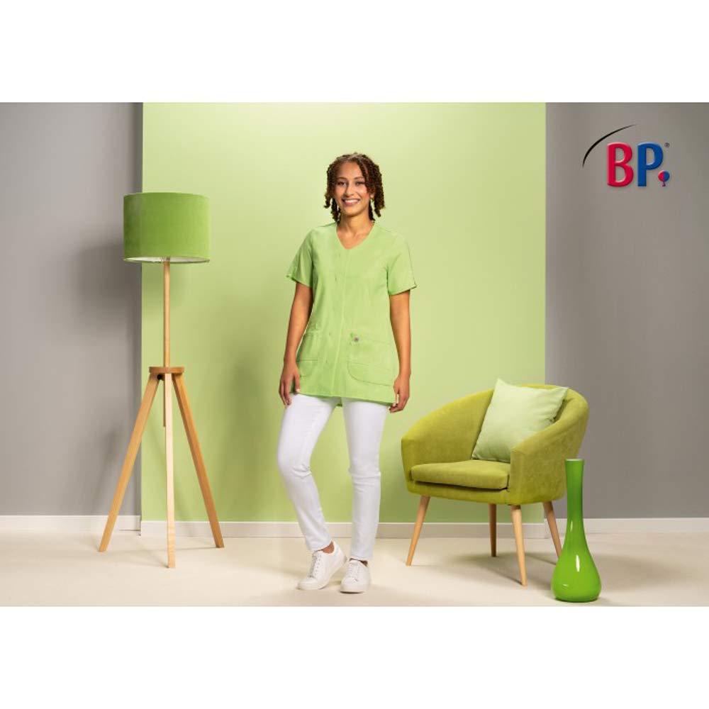BP Med Tunics 1764-241-0078 Kasack für Damen - 1/2 Ärmel und V-Ausschnitt - 49% Baumwolle, 48% Polye