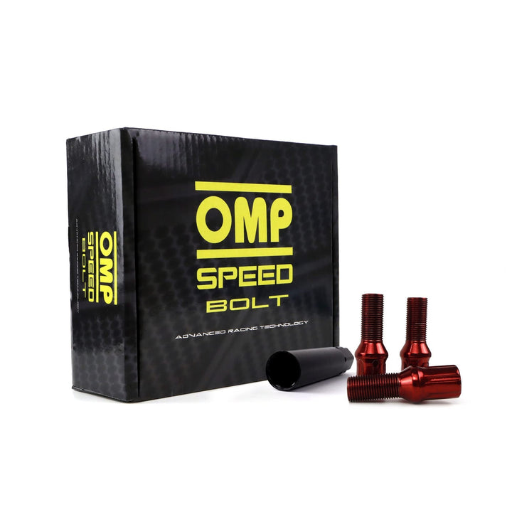 OMP Set mit 20 Schrauben DIN 10,9 Schlüssel 17/19 L: 27 mm, M14 x 1,25, Rot