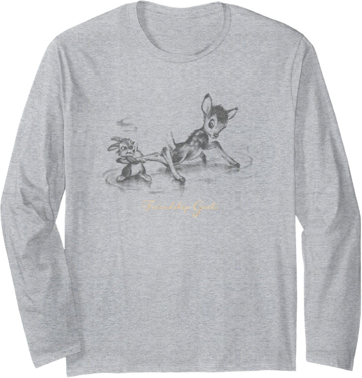 Disney Bambi And Thumper Friendship Goals Langarmshirt