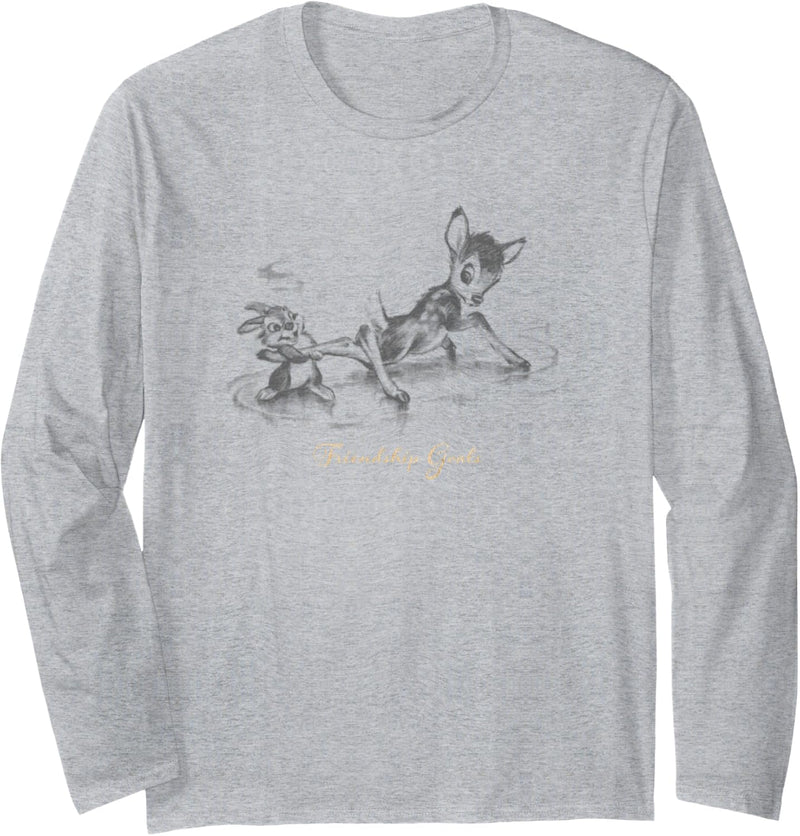 Disney Bambi And Thumper Friendship Goals Langarmshirt