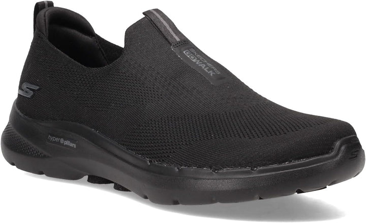 Skechers Herren Go Walk 6 Sneaker 39.5 EU Schwarz, 39.5 EU Schwarz