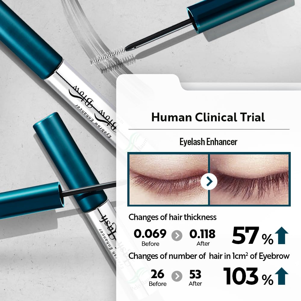 Lash Lash Wimpernserum Booster mit Peptiden für Volle Dichte Wimpern Pflegendes Gel für Kurze Wimper