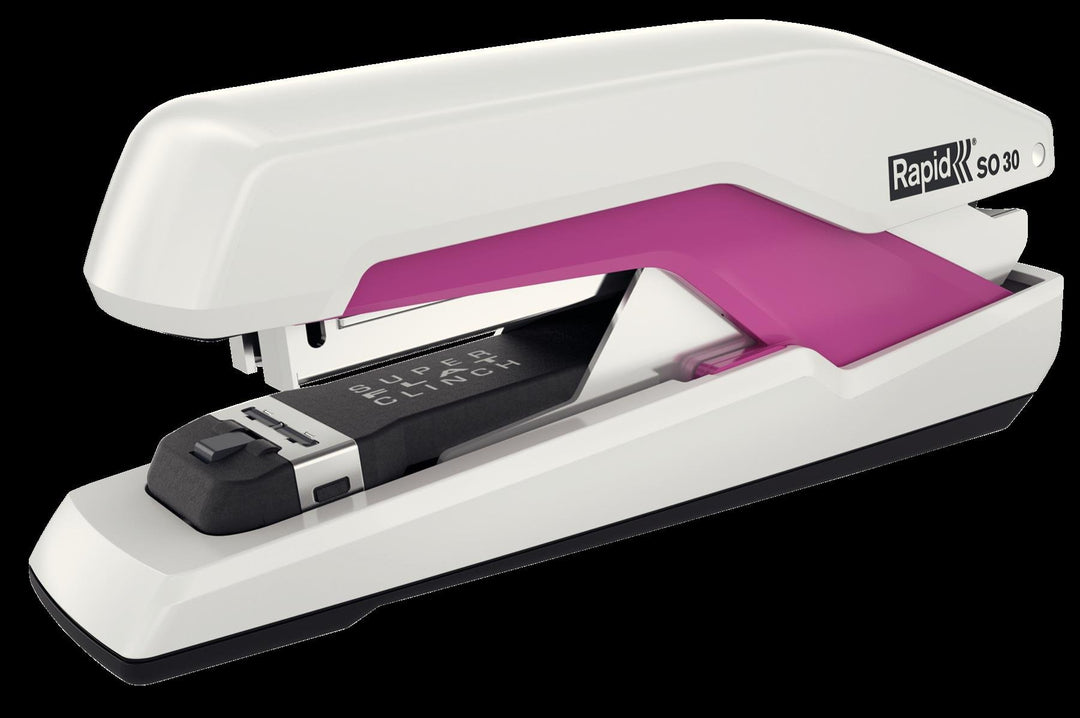 Rapid 5000548 Tacker Super Flachheftgerät (30 Blatt, Mühelos, Omnipress, Hochwertiges Ergonomisches
