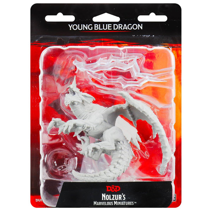 D&D Nolzur's Marvelous Miniatures - Young Blue Dragon (6 Units)