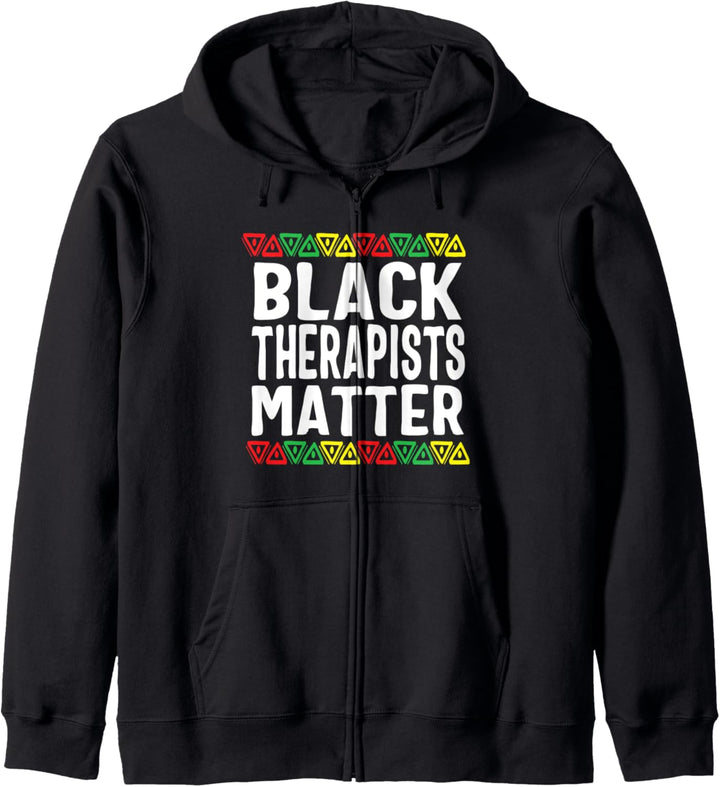 Black Therapists Matter T-Shirt History Month Kapuzenjacke
