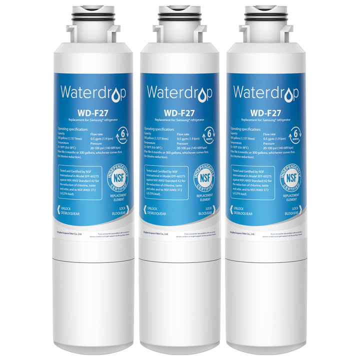 Waterdrop 3X DA29-00020B Kühlschrank Wasserfilter Ersatz, Kompatibel mit Samsung DA29-00020B HAF-CIN