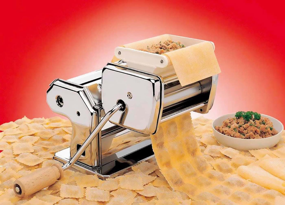 Imperia Vorsatz für Ravioli, Edelstahl, Silber, 15 x 13,5 x 11,5 cm