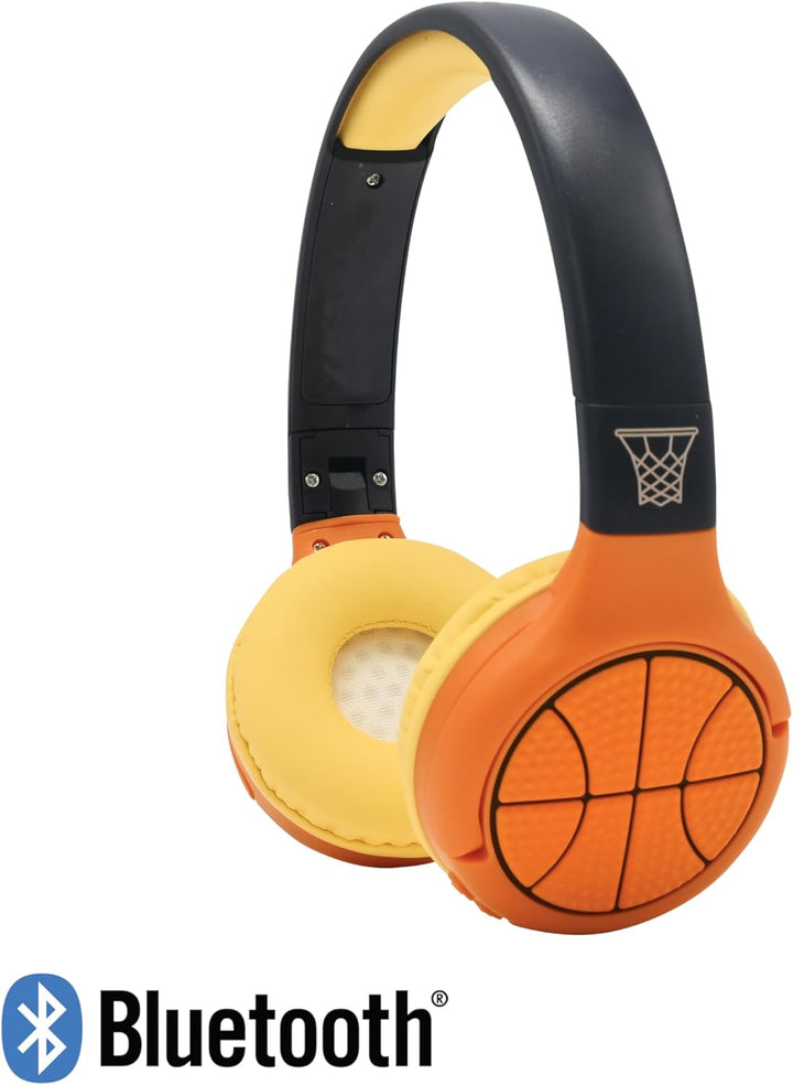 Lexibook - Basketball - 2-in-1 Bluetooth- und kabelgebundene Kopfhörer mit Mikrofon und Steuerungsta
