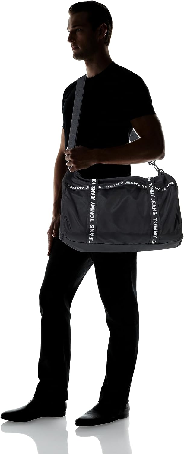 Tommy Jeans Herren TJM Essential Duffle Bags Einheitsgrösse Schwarz, Einheitsgrösse Schwarz