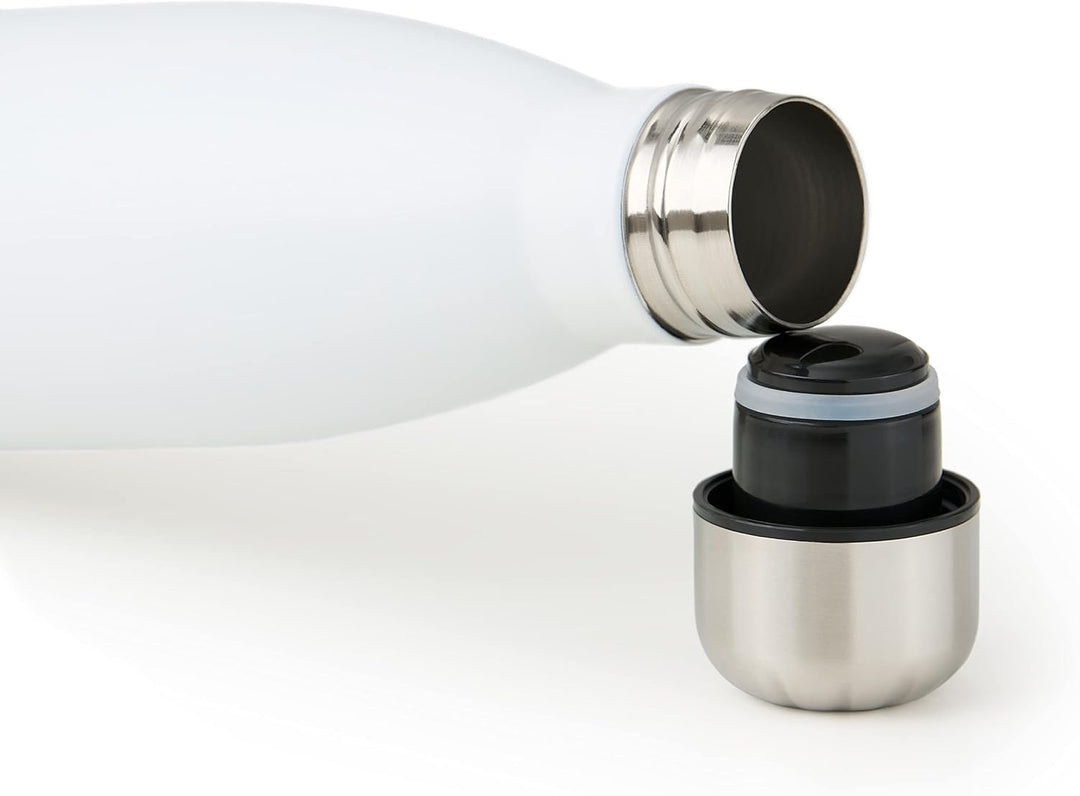 Blumtal Trinkflasche 750 ml Edelstahl - auslaufsichere Isolierflasche - BPA-freie Trinkflasche kalt