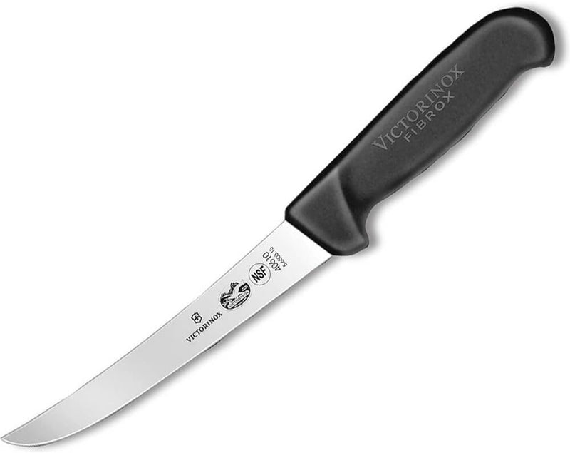 Victorinox, coltello da cucina disossatore Fibrox, nero, 15 cm, 5.6503.15 Schwarz, Schwarz