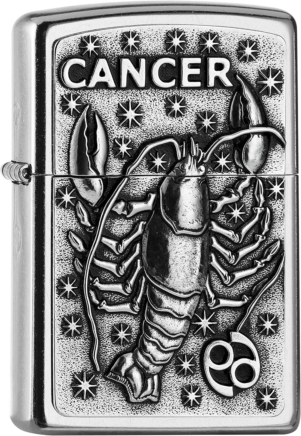 Zippo 2006504 PL 207 Cancer Tierkr. V19 Feuerzeug, Messing, Design, 5,83,81,2