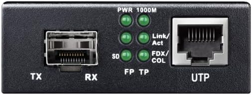 CUDY MC220P - 10/100/1000M Gigabit PoE+ Fiber Optic to RJ45 Konverter