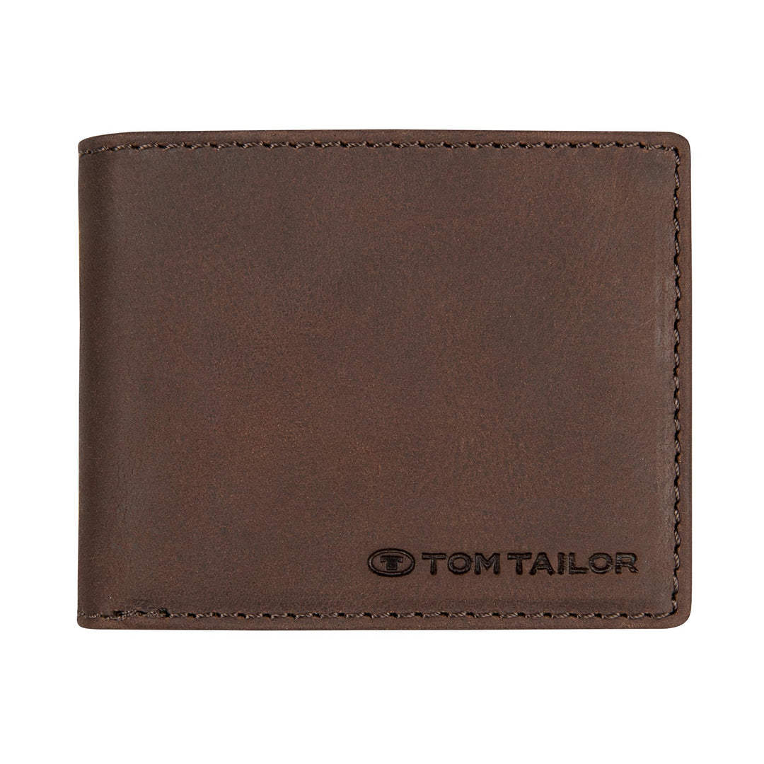 TOM TAILOR Herren Taschen & Geldbörsen Portemonnaie Ron S Braun, S Braun