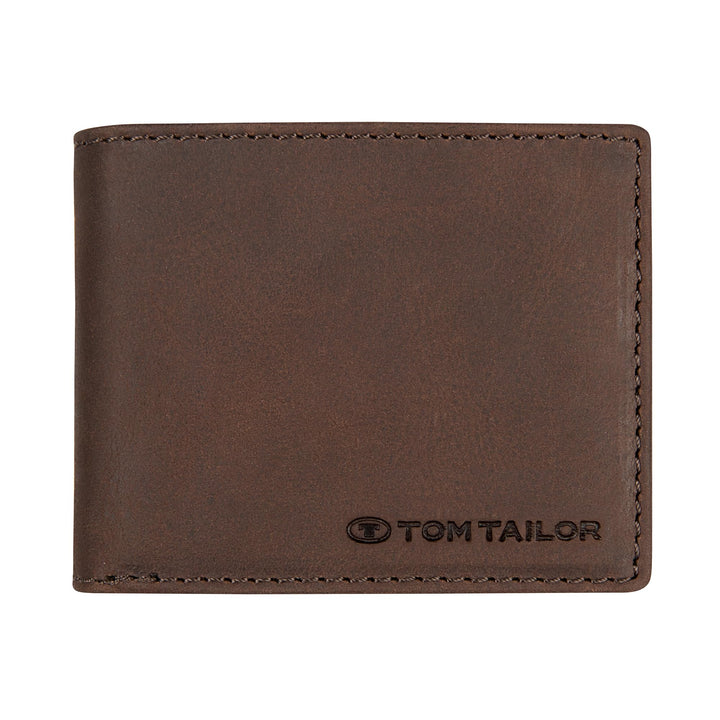 TOM TAILOR Herren Taschen & Geldbörsen Portemonnaie Ron S Braun, S Braun