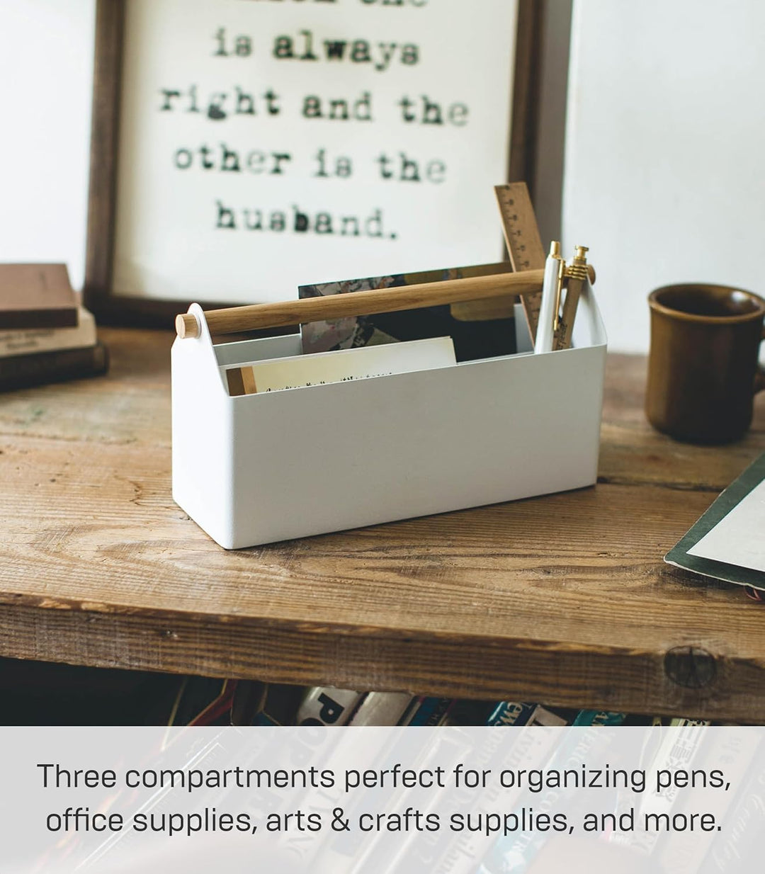 Pen & letter stand - Tosca - White